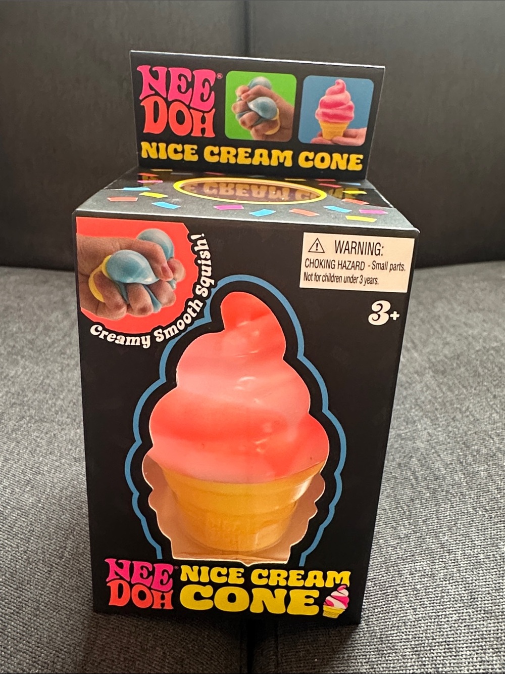 NeeDoh Nice Cream Cone - Orange NWT
